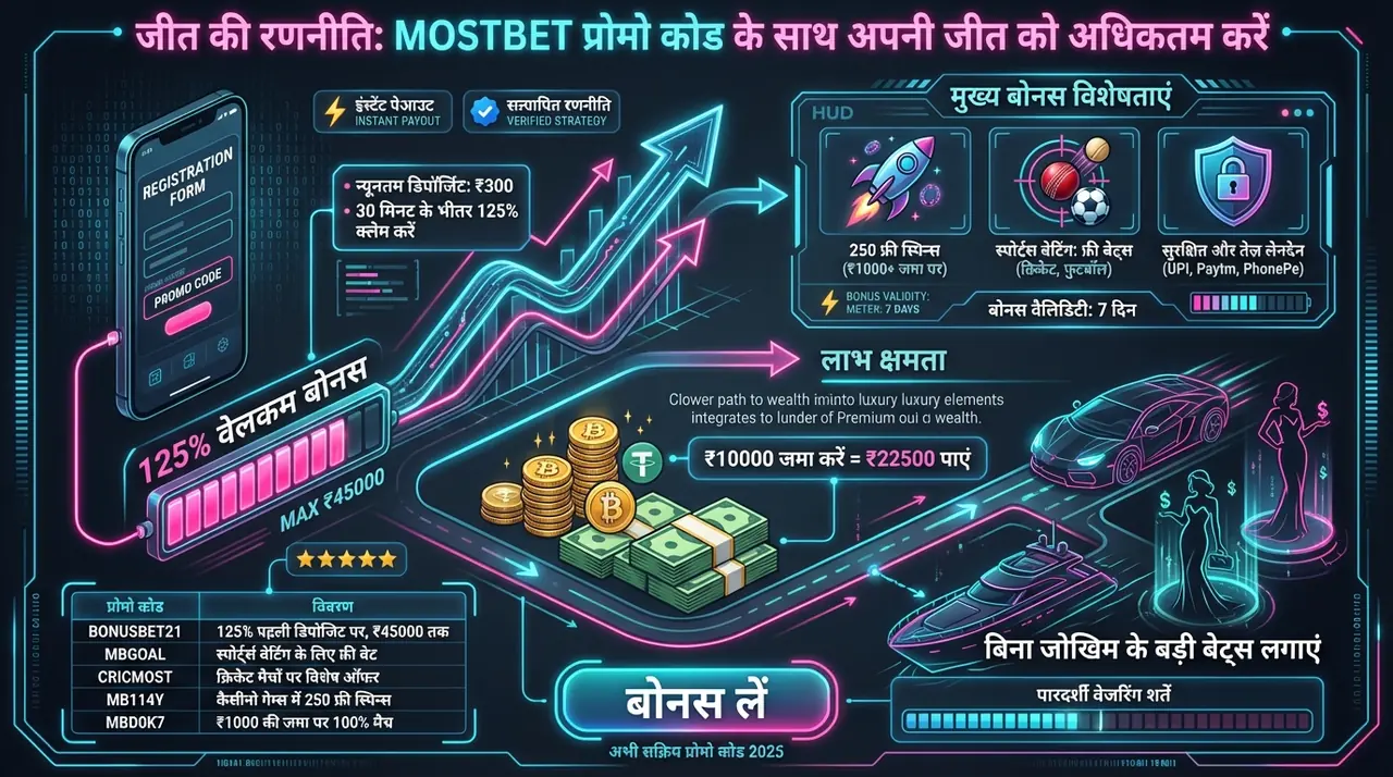 Mostbet साइन अप पर बोनस